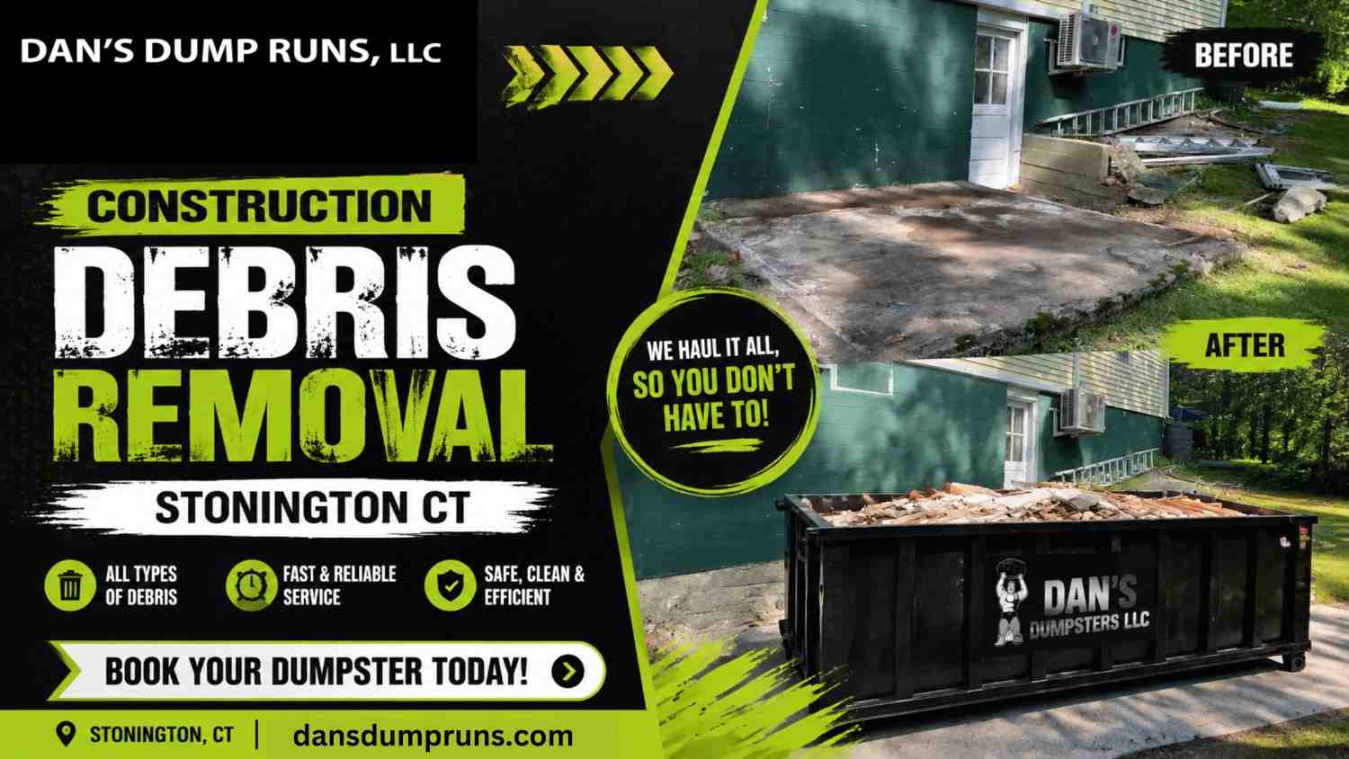 Construction Debris Removal Stonington
